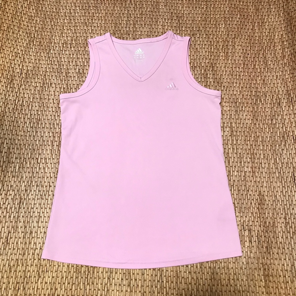 Adidas Cotton Pink Workout Tank Size S